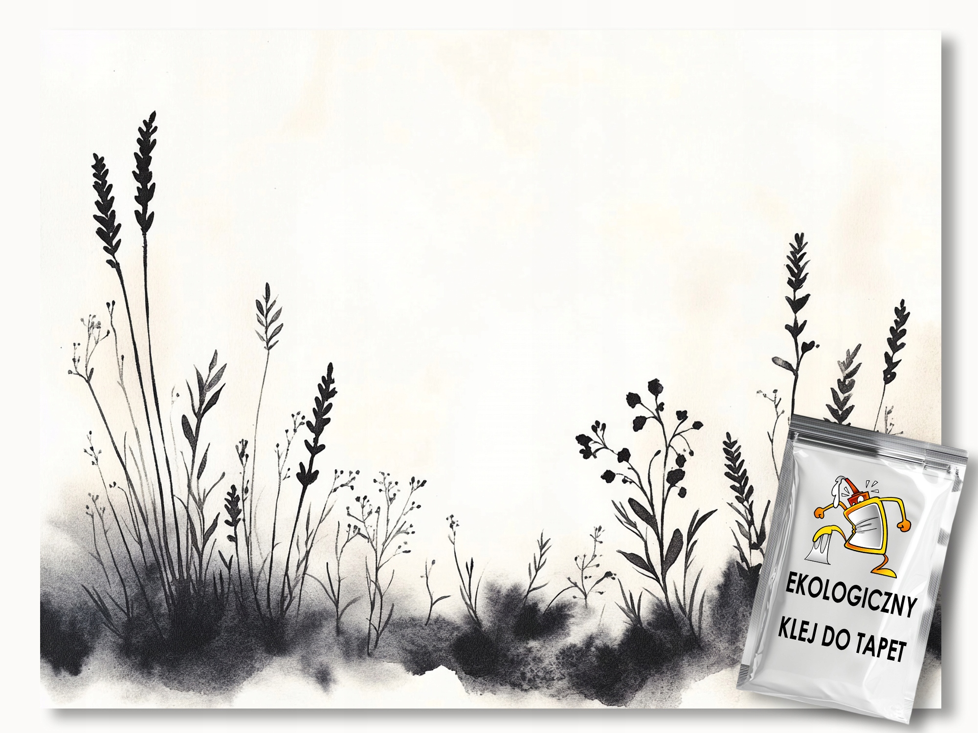 Fototapeta Flizelina Akvarel Příroda Rostliny Trávy 416x254 lepidlo