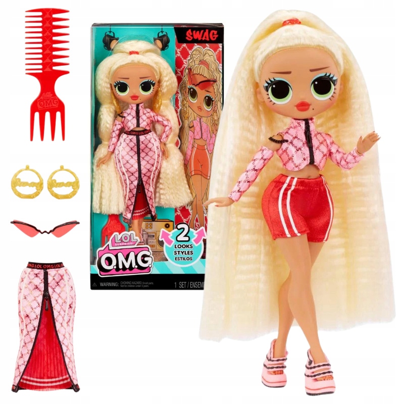 LOL SURPRISE OMG SWAG LALKA MODOWA NOWA EDYCJA ZESTAW Z AKCESORIAMI 3+