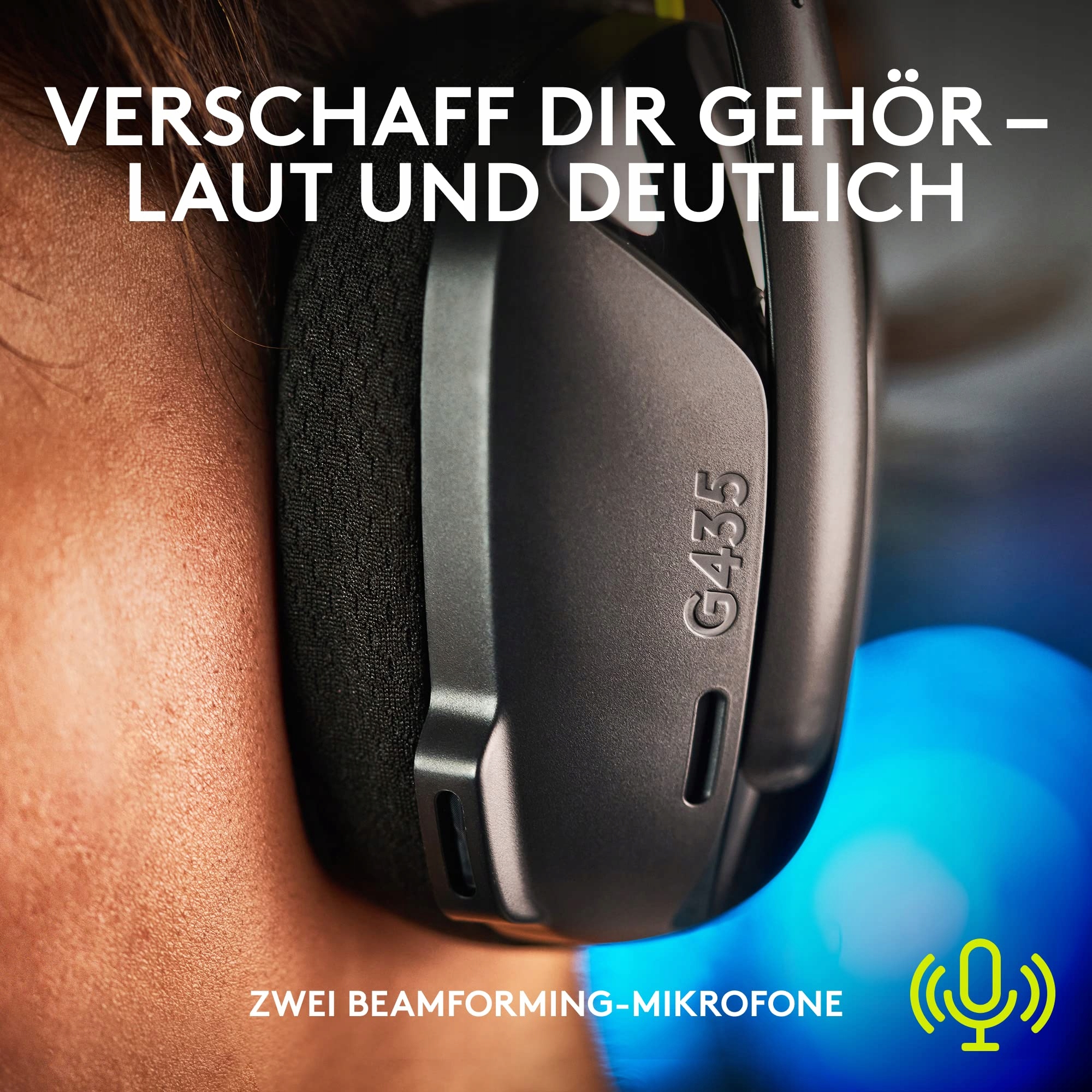 LOGITECH G G435 LIGHTSPEED Bezprzewodowe Słuchawki Gamingowe Bluetooth — miniatura 6