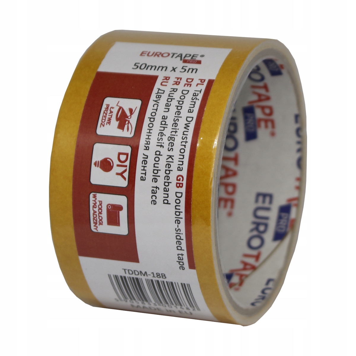 

Taśma Dwustronna Eurotape 50MM/5M