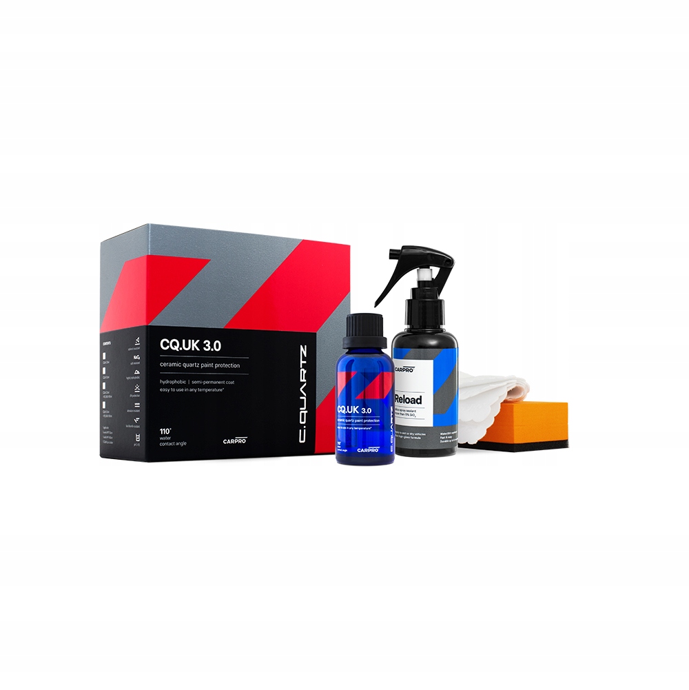 Carpro CQuartz Uk Edition 3.0 50ml łatwa aplikacja powłoka kwarcowa, zestaw