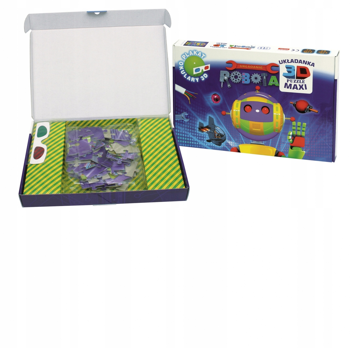 Puzzle Układanka 3D Układanie robota