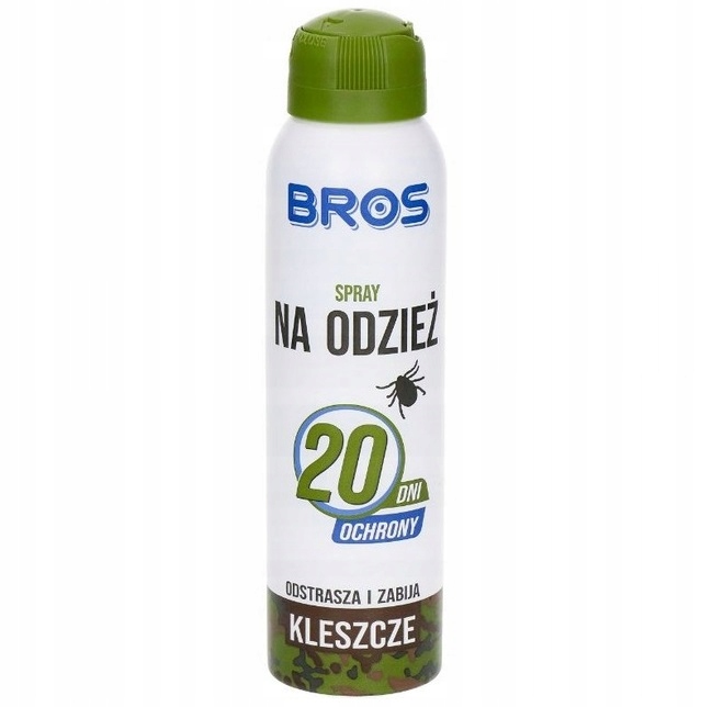 

Spray na Odzież 20 Dni ochrony przeciw Kleszczom
