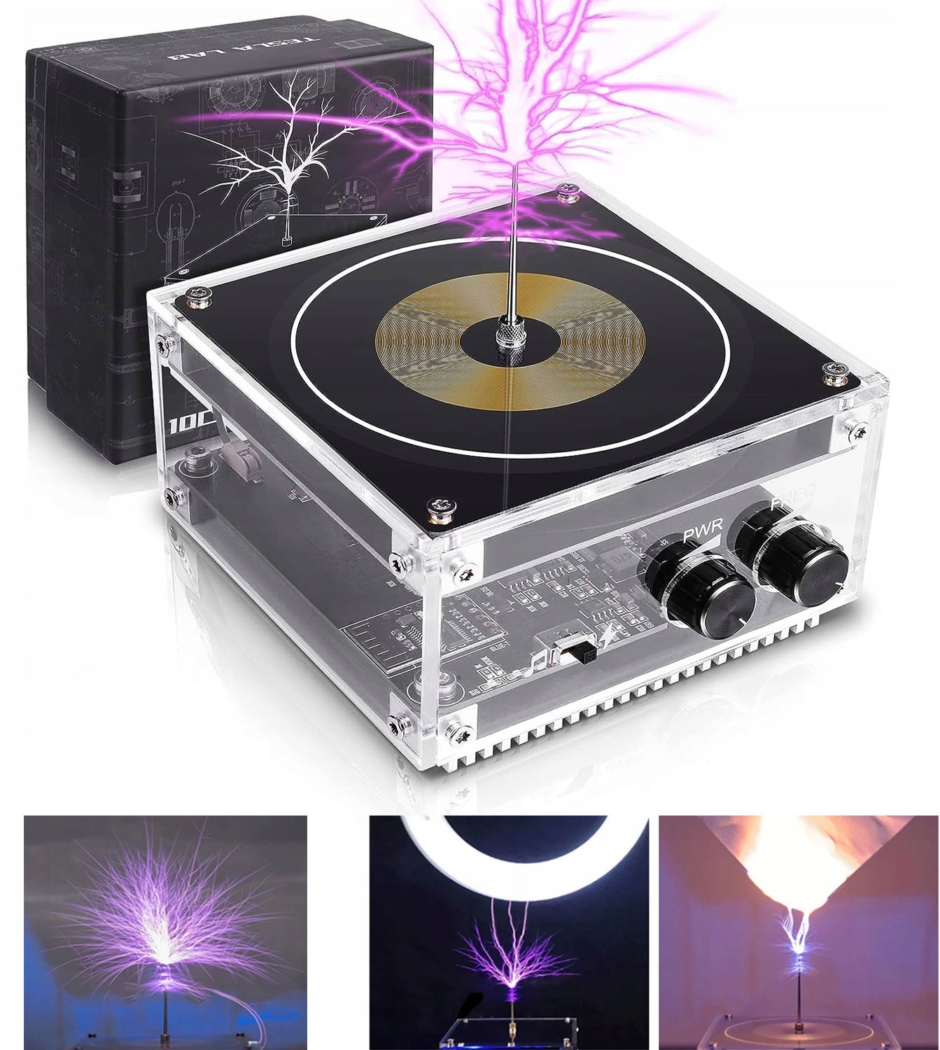 Bluetooth Hudba Cívka Tesla Hudba Cívka Palm Lightnings