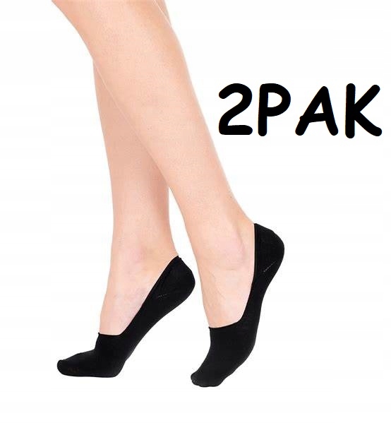 

2PAK Stopki Skarpetki do Baletek Czarne 34-38