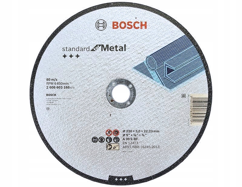 Tarcza Korundowa Do Stali Metalu 230/3,0mm Bosch
