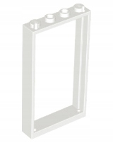 

Lego rama drzwi 1x4x6 Biały 60596 Nowe 2szt