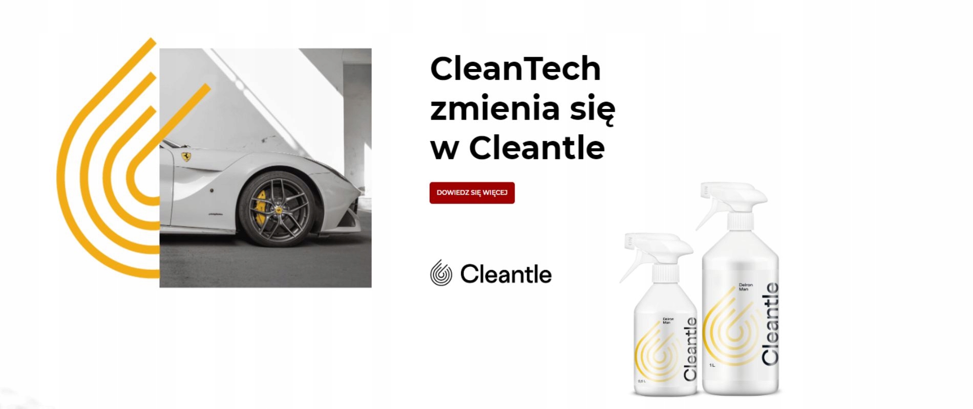 Cleantle Tire&Wheel Cleaner 1L DO MYCIA FELG Producent Cleantle