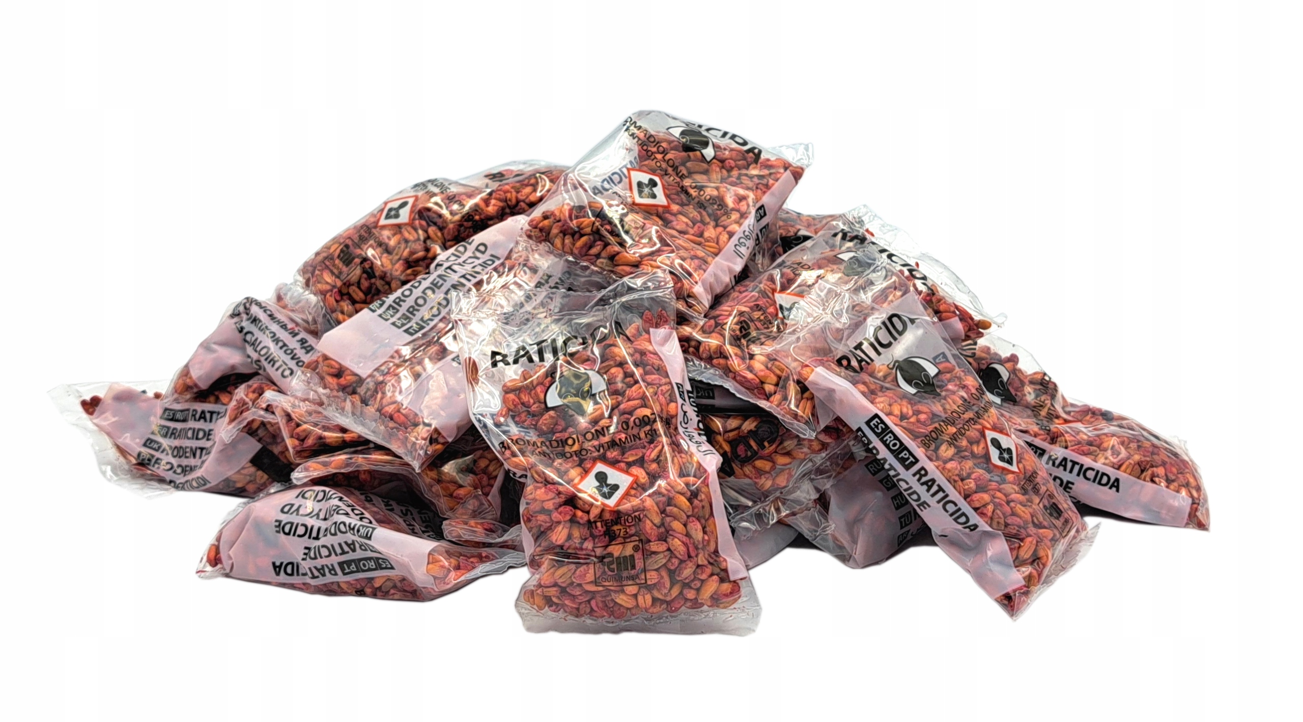 Trutka Na Myszy, Szczury Muribrom Ziarno Zatrute Broma. 29PPM (25 G) 12KG