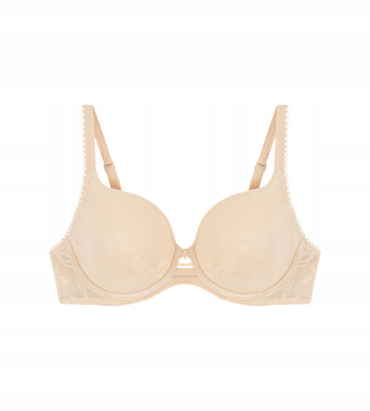 Béžová Podprsenka Triumph Wild Rose Sensation Wp vyztužená tvarovaná 75D