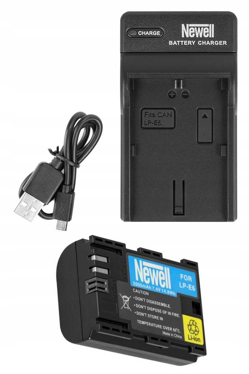 ŁADOWARKA USB+BATERIA DO CANON EOS 5D MARK IV 4