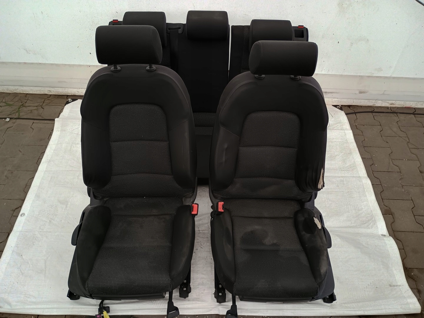 Сиденья спорт диван AUDI A3 8P SPORTBACK материал глинтвейн