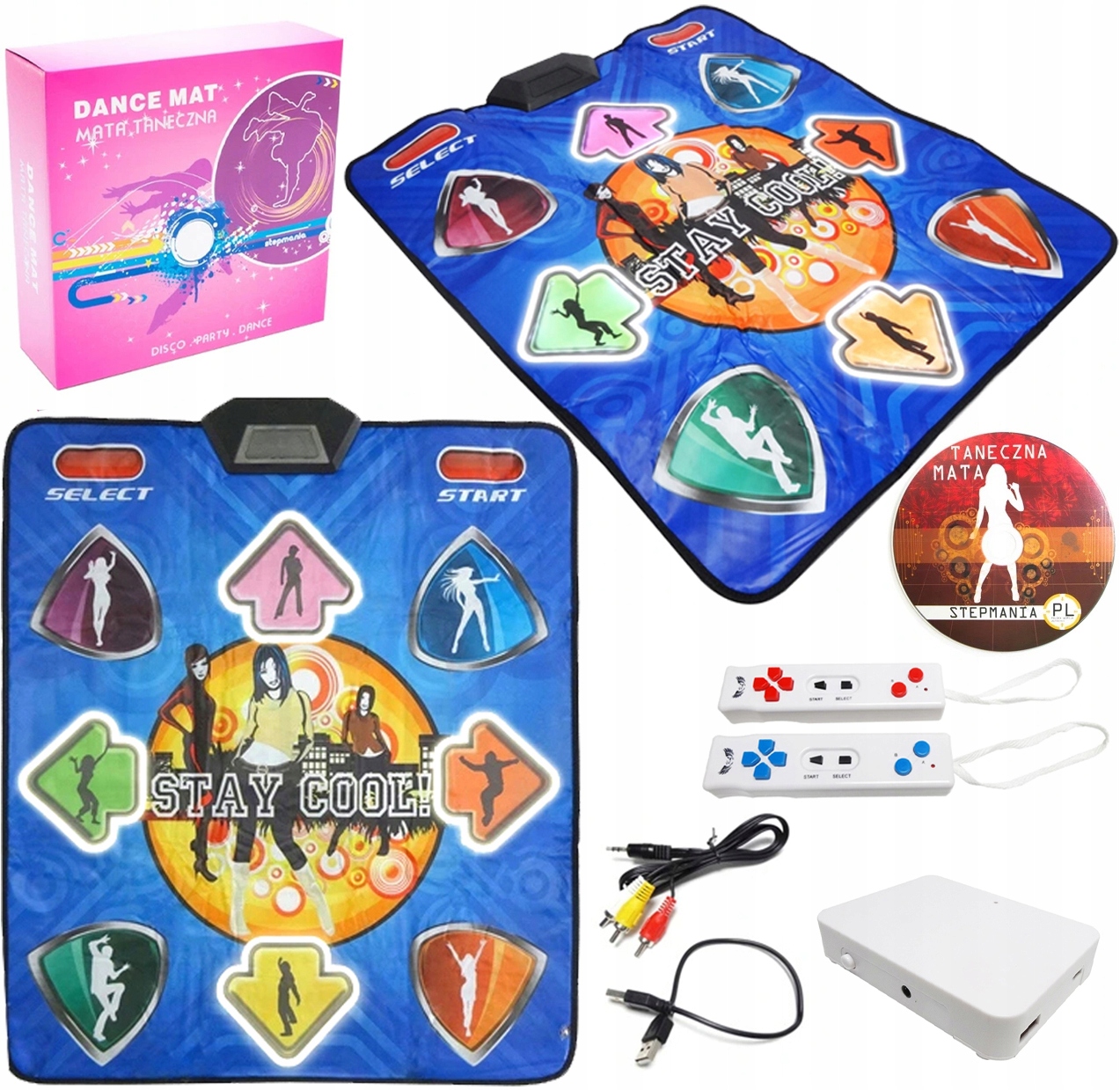 Hudobná podložka na tanec 32bit Tanečná podložka StepmaniaPL Rc arkádová hra