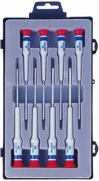Sada Přesných Plochých Šroubováků 1,0-4,0 x 75 mm
