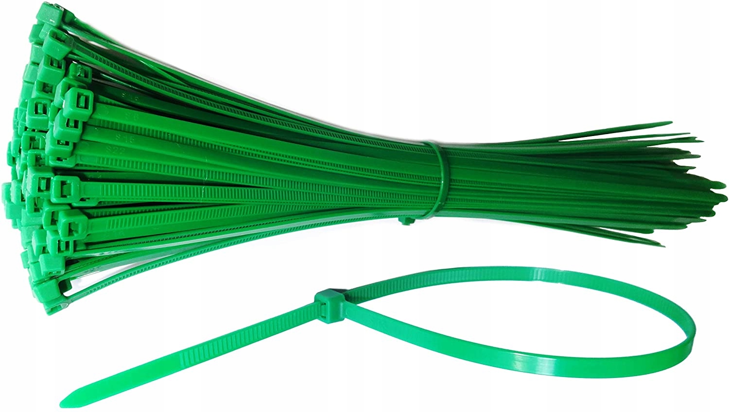 

Zielone Opaski Zaciskowe Trytki 3,6 x 150 mm x100