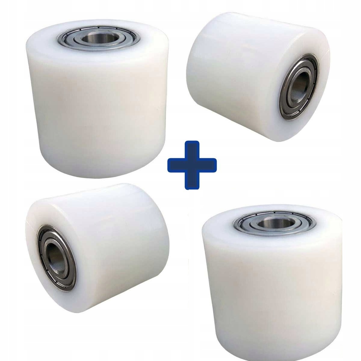4 x válečky pro paletový vozík 80 x 70 mm