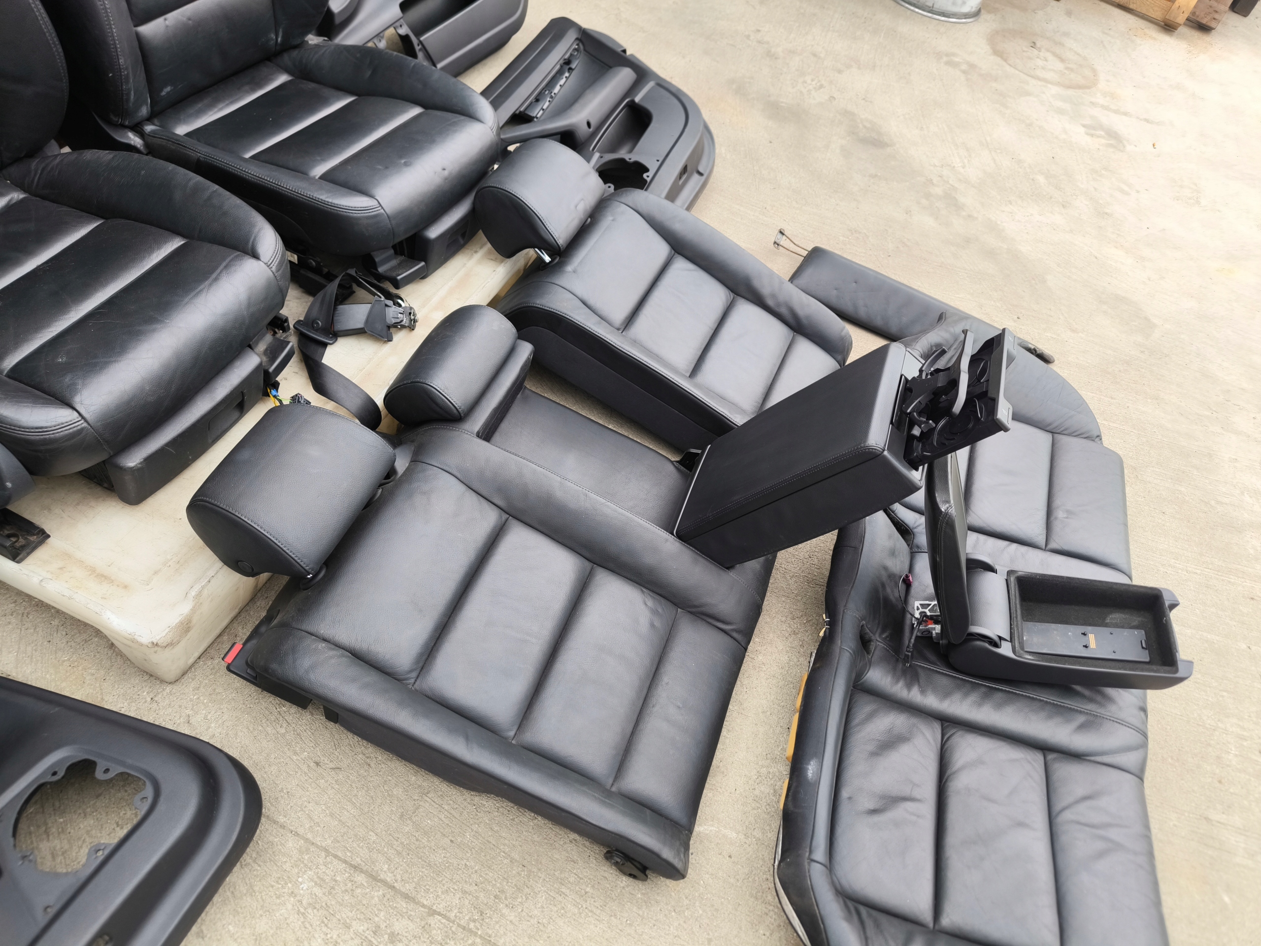 Sitz Sitze KOMPLET AUDI A6 C6 Leder GRZANE SCHOWKI MC DONALDS