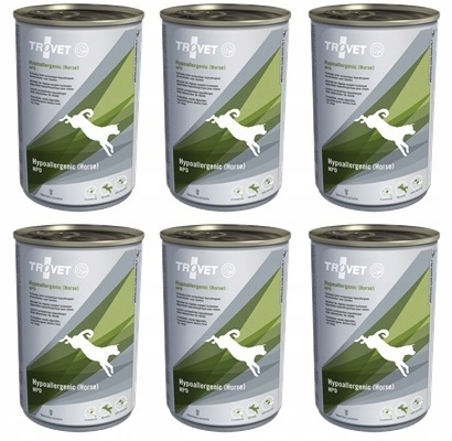 Levně Trovet Dog Hpd Hypoallergenic Horse 6 plechovek 400 g