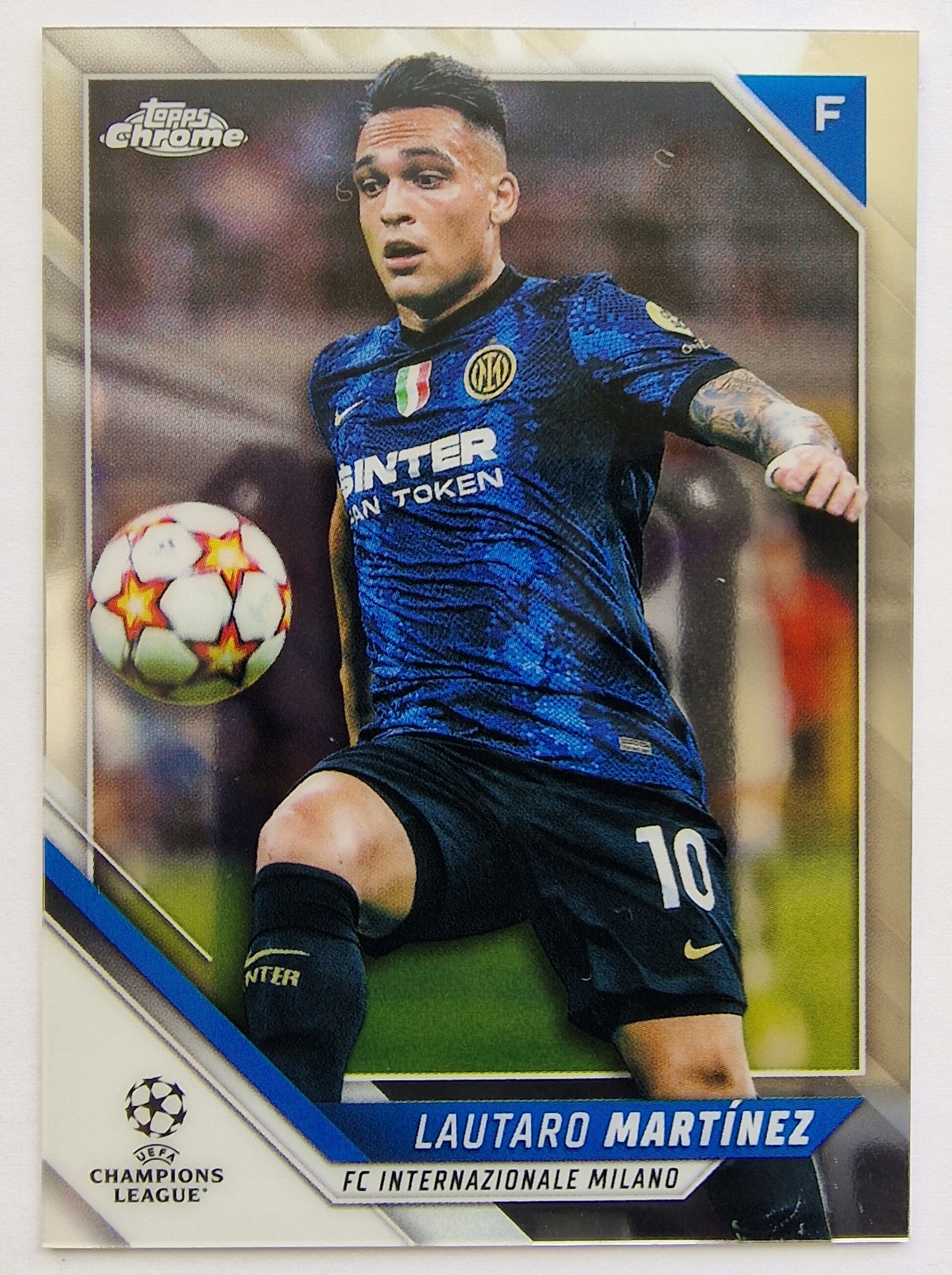 2021-22 Topps Chrome Lautaro Martinez Inter /b