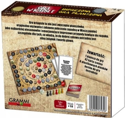 GRA PLANSZOWA W KAPSLE IMPREZOWA Maksymalna liczba graczy 4