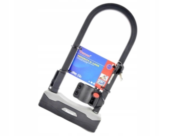 Zapięcie rowerowe do roweru skutera u-lock Tonyon TY310-1 czarne uchwyt