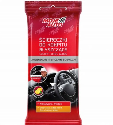 

Ściereczki Do Kokpitu Błyszczące Moje Auto 24 Szt