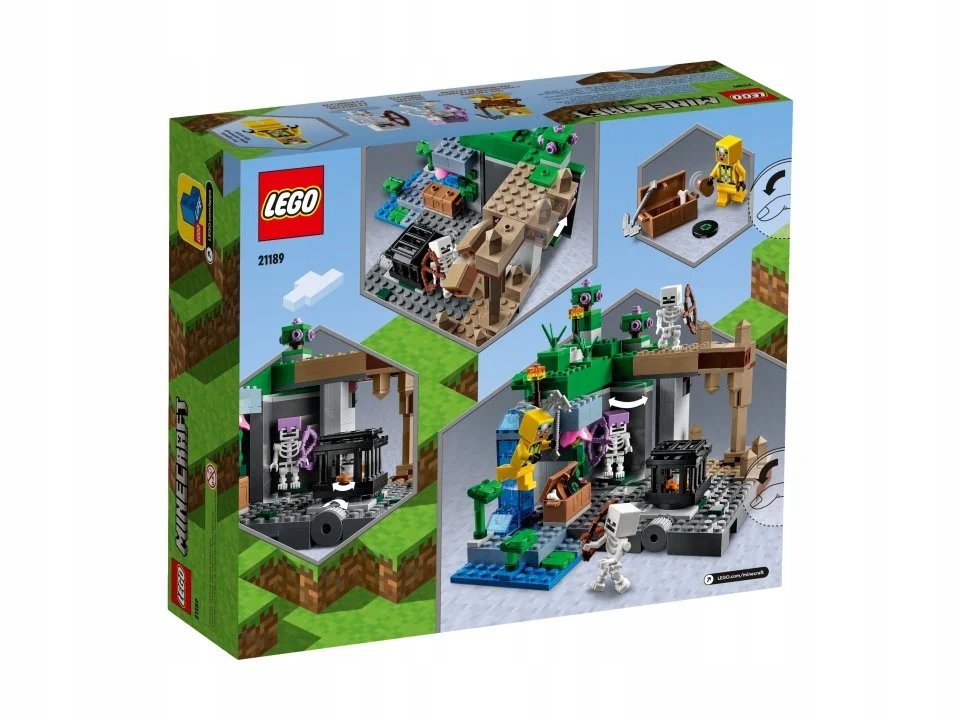 LEGO MINECRAFT 21189 LOCH SZKIELETÓW Stan opakowania oryginalne