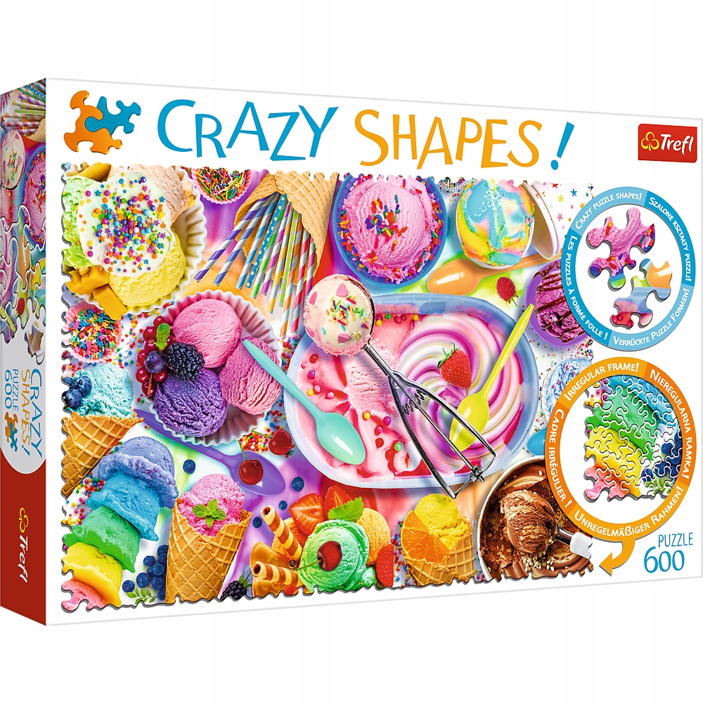 

Puzzle 600 Crazy Shapes Słodkie Marzenie 11119