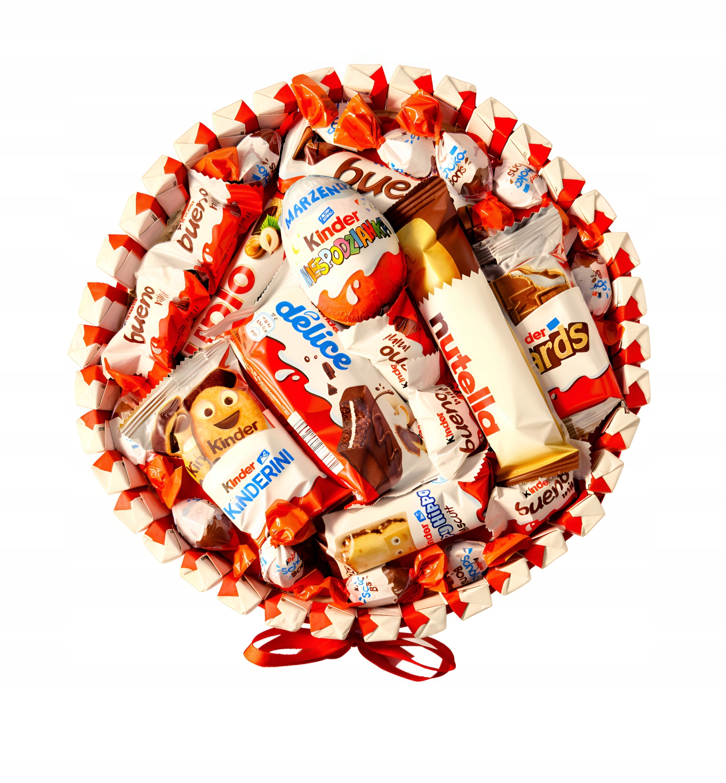 Duży Tort Kinder Box Zestaw Prezentowy Dla Dziecka Urodziny Komunia