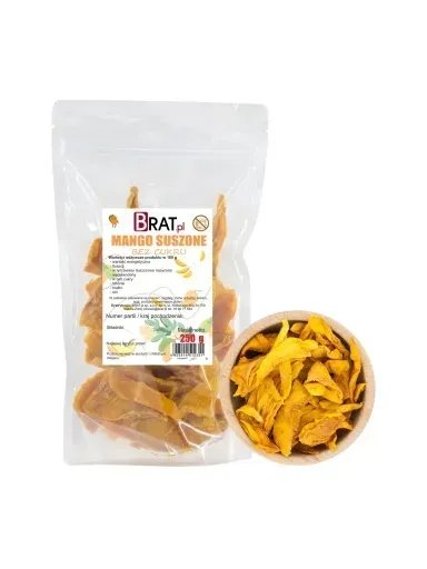 2x Mango sušené bez cukru 250 g