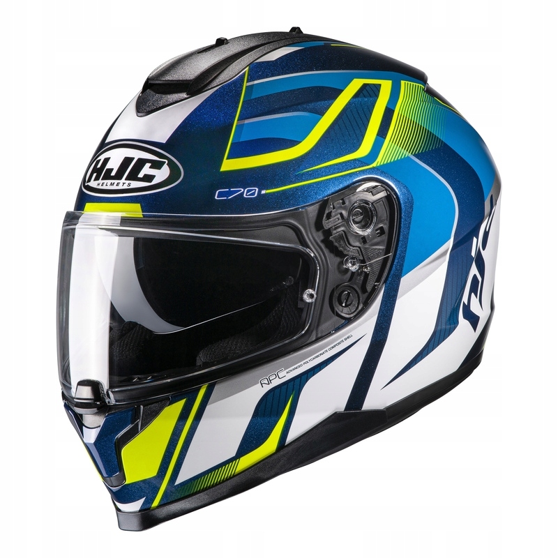 Prilba Hjc C70 Lantic Blue/yellow (L)