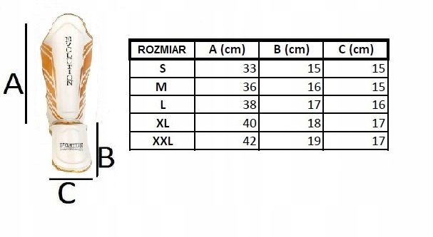 OCHRANIACZ NA GOLEŃ Z OCHRONĄ STOPY EVOLUTION L Rozmiar L