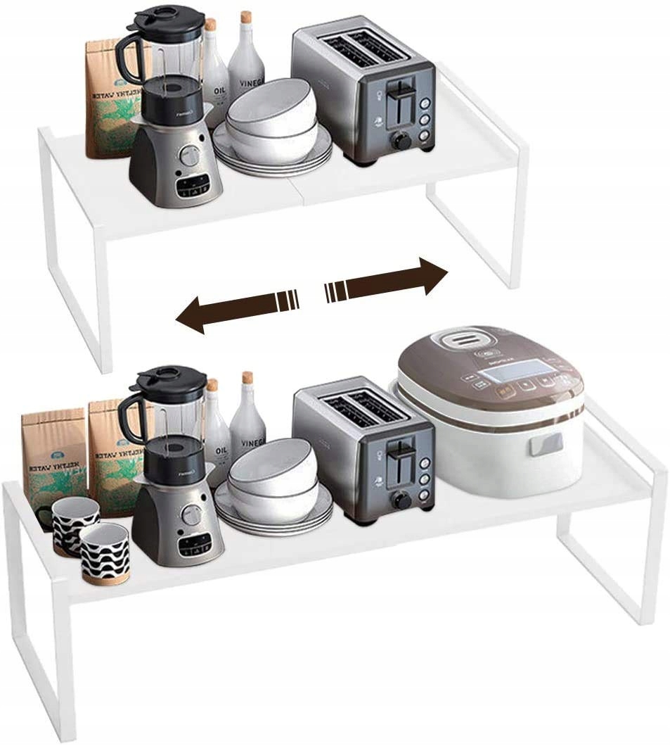 

Rozszerzalna półka kuchenna łazienkowa Loft Metal