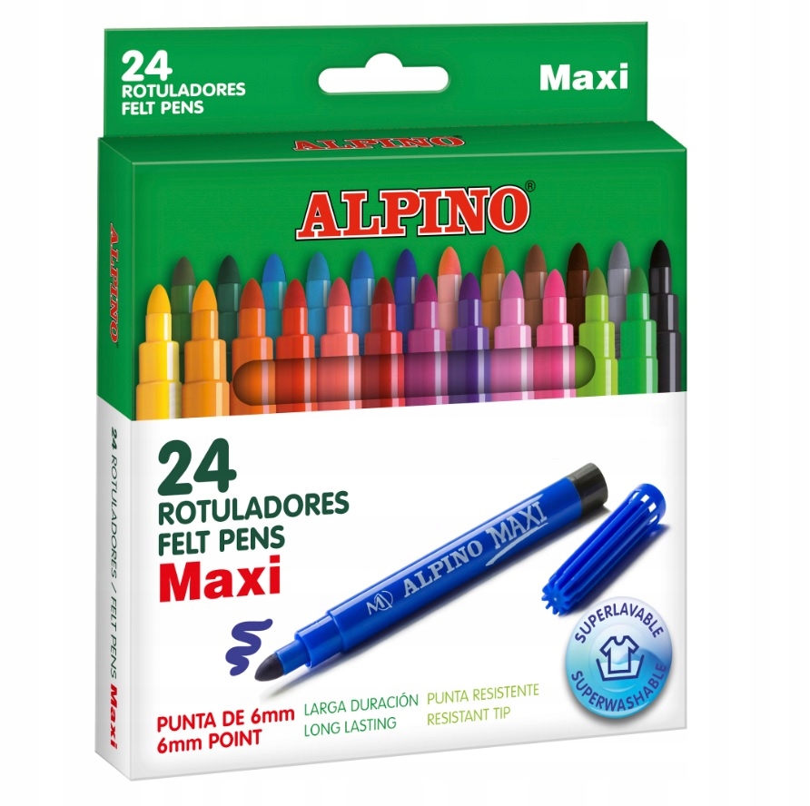 

Flamastry Alpino Maxi 24 szt.