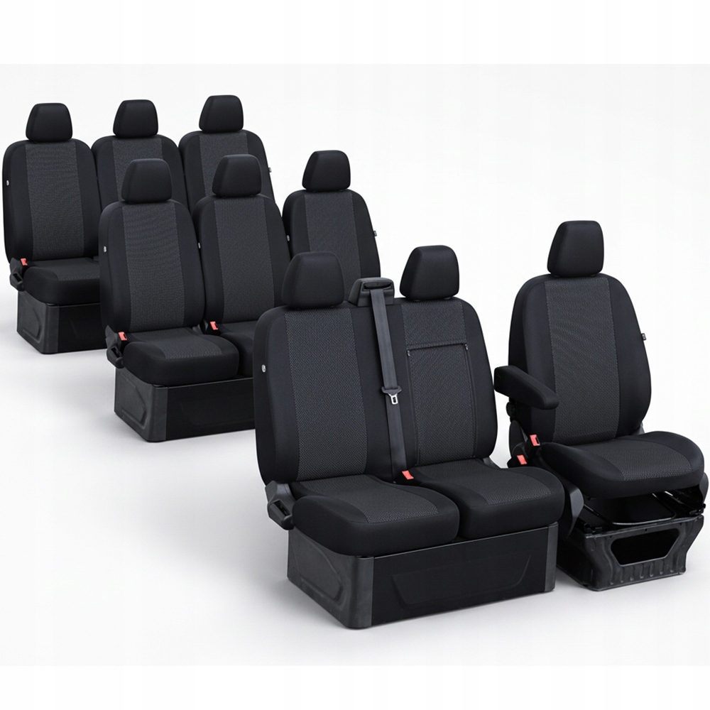 Silné Odměrné Potahy Na Sedadla Bus Nissan Nv 300 9 m (2016-2022)