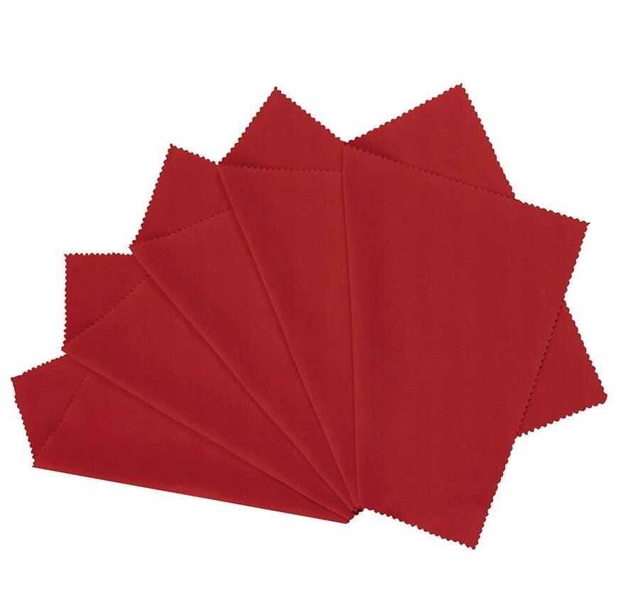 ŚCIERECZKA do Obiektywów Mikrofibra CZERWONA Marka Stylion