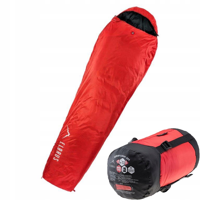 Śpiwór Turystyczny Mumia Elbrus Carrylight 800 g