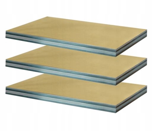 Regał metalowy 180x100x40 5 1C biały Rodzaj półek regulowane