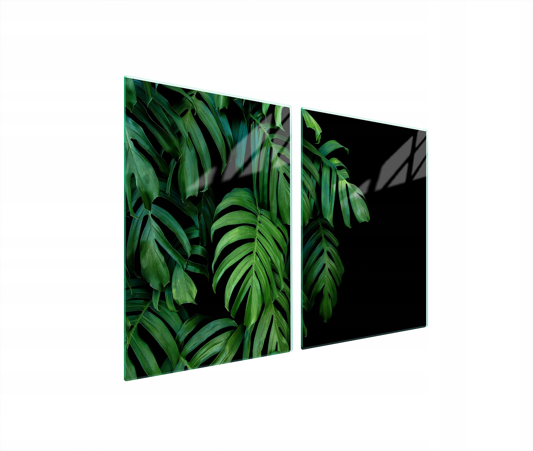 Skleněná Ochranná Deska Do Kuchyně 2x45x52 Monstera Tvrzené Sklo