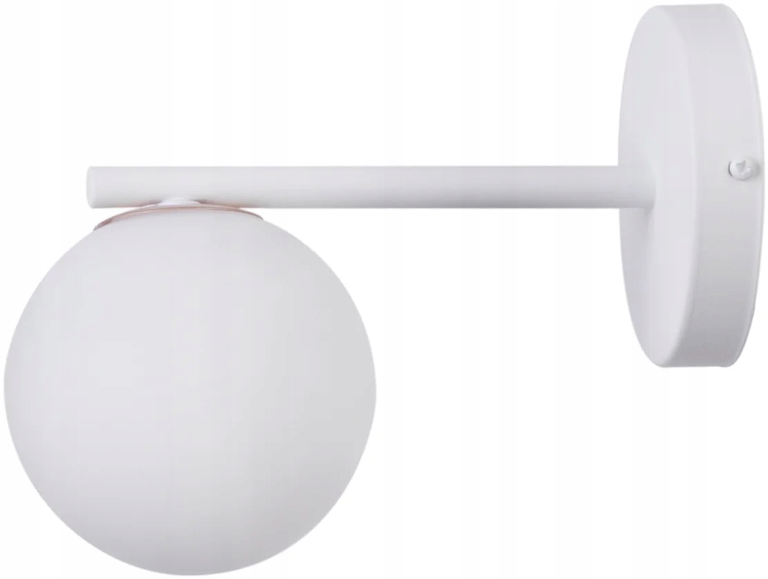 Nástěnná lampa Sigma Lighting bílá skleněná koule moderní 12W G9