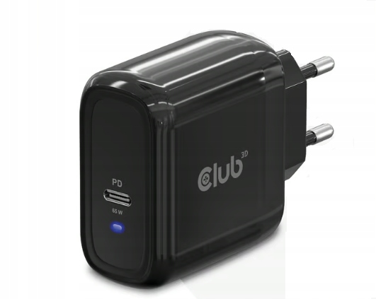 Mobilní nabíječka pro cestování Usb-c 65 W Club 3D CAC-1905, černá
