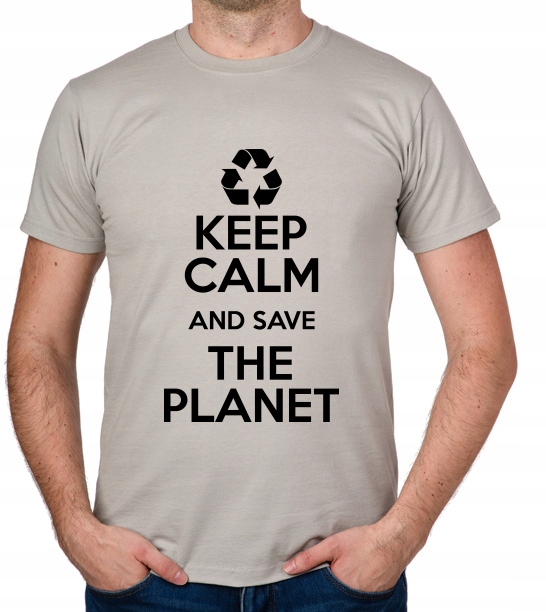 

koszulka Keep Calm And Save The Planet prezent