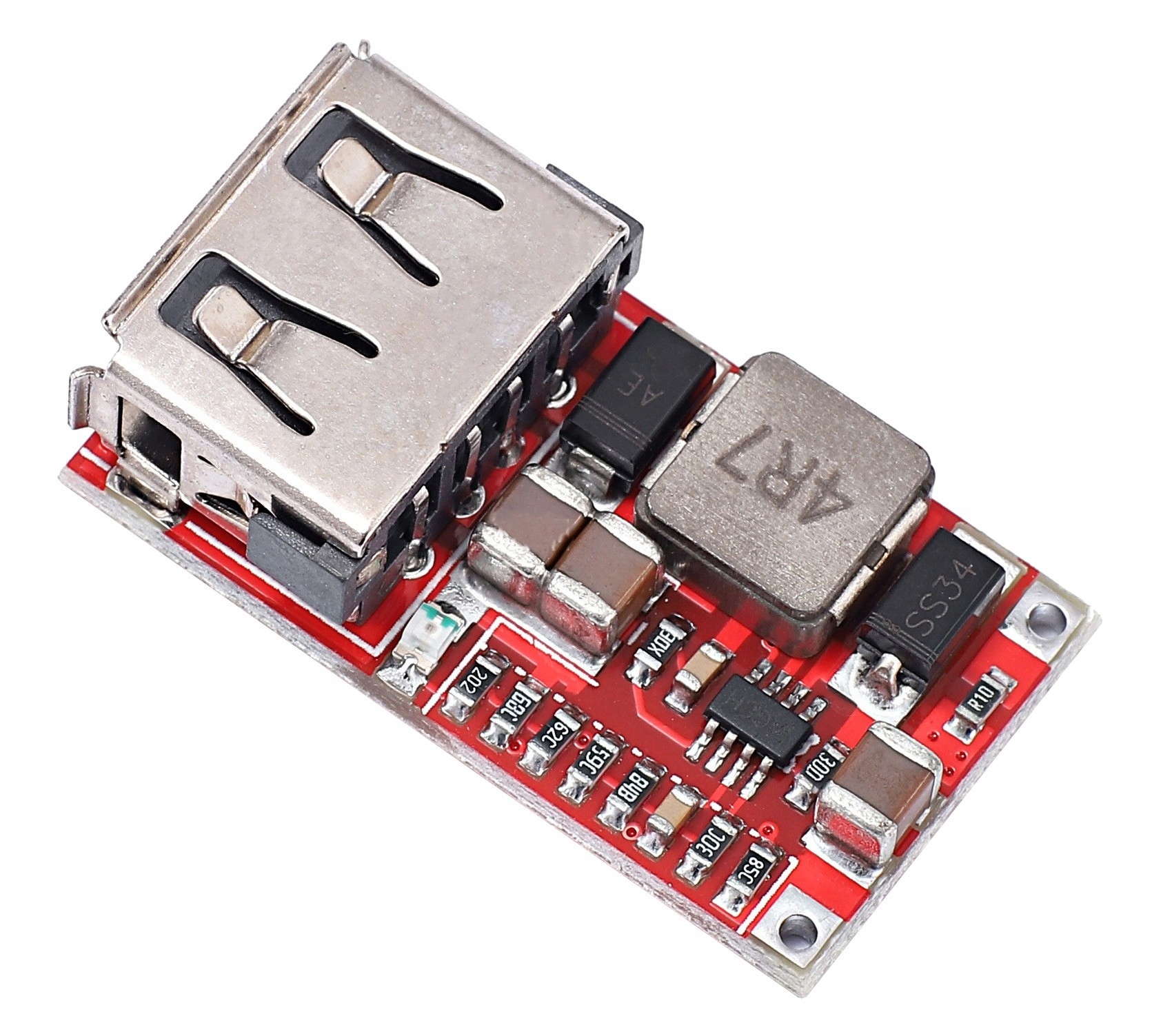 

421 Przetwornica step-down 6-24V do 1x 5V Usb 3A