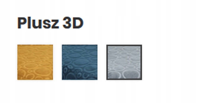 60x45 NIEBIESKA PUFA KOSTKA WE WZOREK 3D NOWOŚĆ Szerokość mebla 60 cm