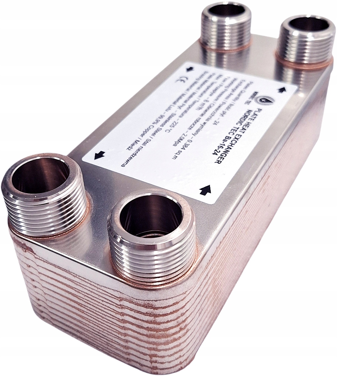 24-deskový výměník tepla Nordic Tec 30 kW 1' Pl