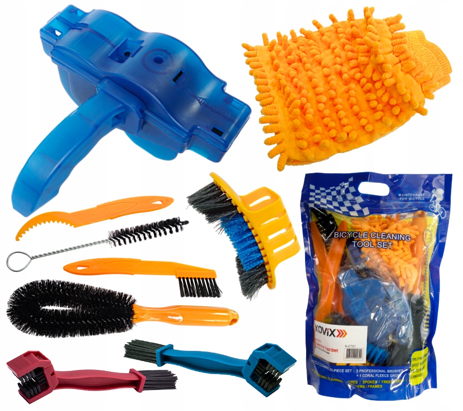 ZESTAW SZCZOTEK K-CT01 DO ROWERÓW/MOTOCYKLI