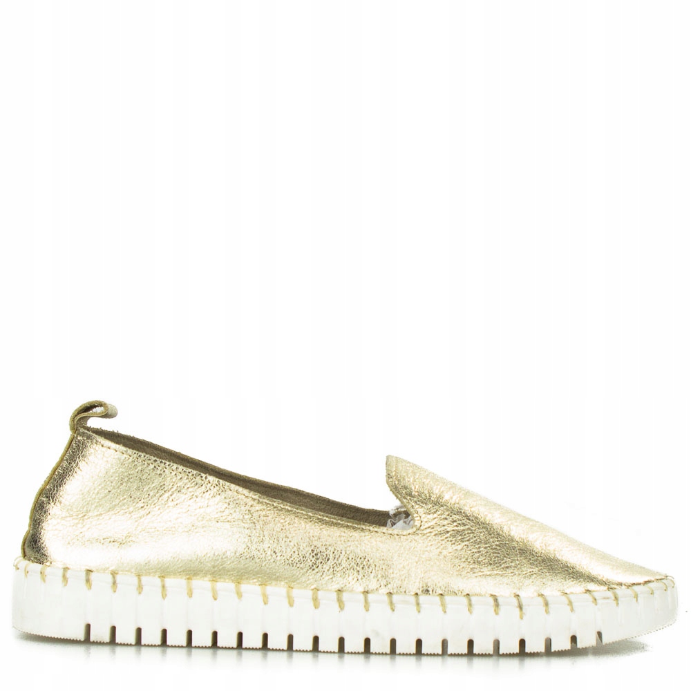 Zlaté Dámské Pohodlné Espadrilky Sempre 38