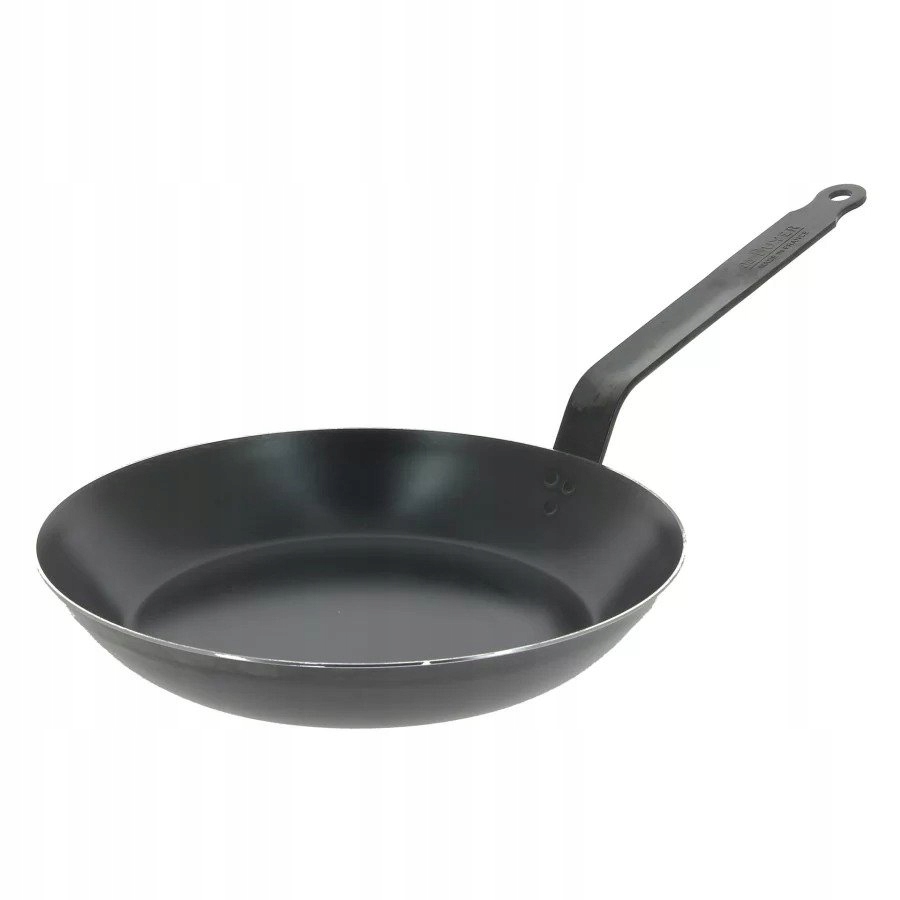Panvica oceľová uhlíková 28 cm na smaženie na indukciu De Buyer Blue