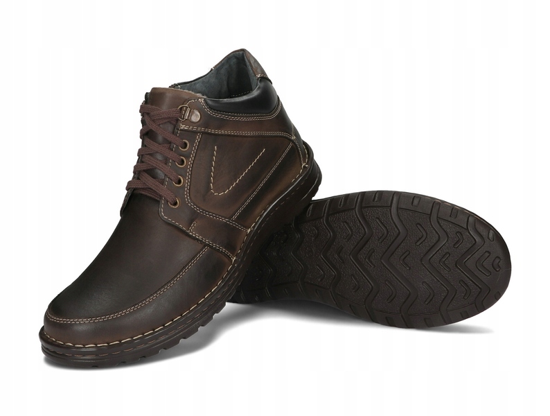 PÓBUTY ZIMOWE TRZEWIKI OCIEPLANE SKÓRA 184 CBR R 41 Kod producenta 184 CBR