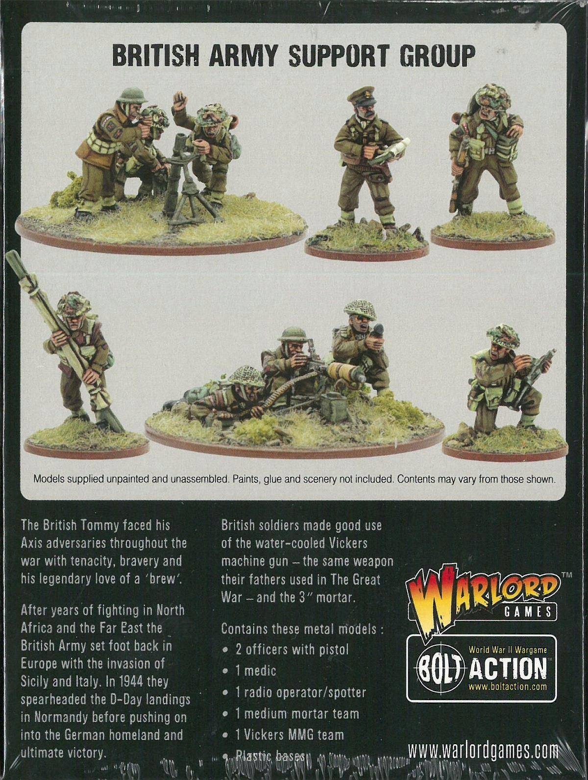 Bolt Action British Army Support Group System Bolt Action